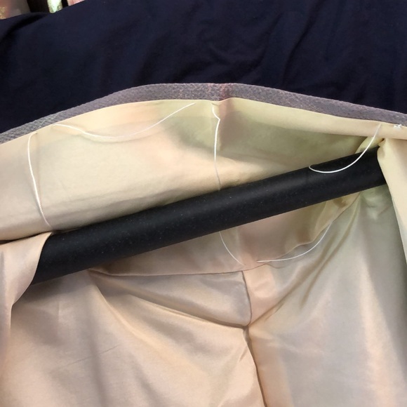 Mauve silk crepe kimono with 80’s vapour wave pattern - Picture 5 of 6